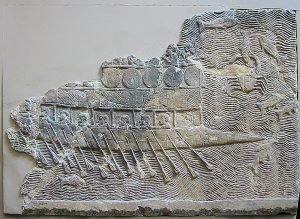 Birreme asiria, circa 700 A.C.