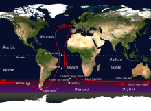 Ruta de la Golden Globe Race.