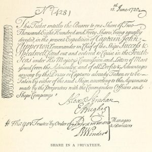 Patente de corso de 1720