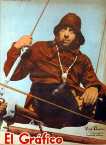Vito Dumas en la portada de la revista argentina El Gráfico