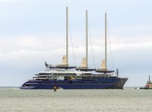 El Orient Express Corinthian saliendo de Saint Nazaire en mayo de 2026