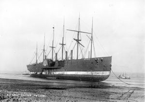 El SS Great Eastern, varado para su desguace
